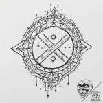 130. tattoo sketch: “rod” rune with subtle ce… – tattoo sketch (№1753038021_0, 20.07.2025 19:00) — tattoovalue.net