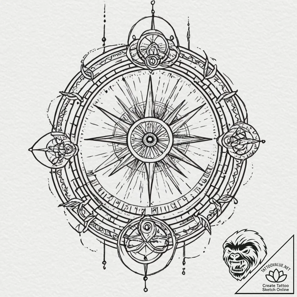 Tattoo sketch an abstract "wall" of interconn... - tattoo sketch (№1753039257_0, 20.07.2025 19:20) — tattoovalue.net