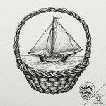 Tattoo sketch a delicate, woven basket patter… – tattoo sketch (№1753041650_0, 20.07.2025 20:00) — tattoovalue.net