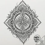 Tattoo design an abstract interpretation of “… – tattoo sketch (№1753042063_0, 20.07.2025 20:07) — tattoovalue.net