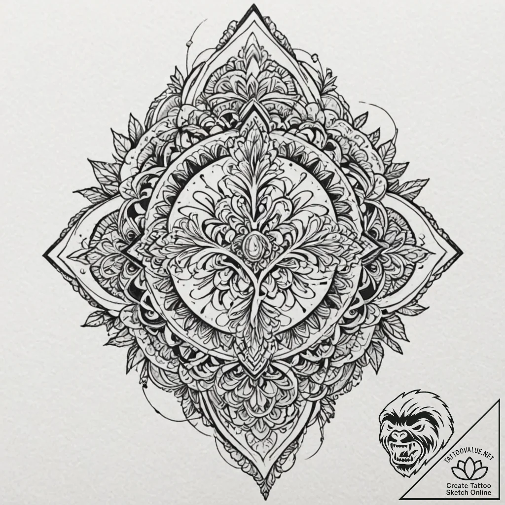 Tattoo design an abstract interpretation of "... - tattoo sketch (№1753042063_0, 20.07.2025 20:07) — tattoovalue.net