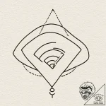Tattoo design a ‘wifi signal’ on one, ‘connec… – tattoo sketch (№1753042558_0, 20.07.2025 20:15) — tattoovalue.net