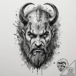 Tattoo design an abstract representation of a… – tattoo sketch (№1753042639_0, 20.07.2025 20:17) — tattoovalue.net