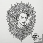 A sketch of the main character from memento,… – tattoo sketch (№1753042722_0, 20.07.2025 20:18) — tattoovalue.net