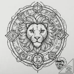 Tattoo design a zodiac symbol appearing as if… – tattoo sketch (№1753046276_0, 20.07.2025 21:17) — tattoovalue.net