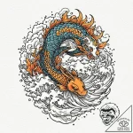 Tattoo sketch a powerful, swirling cloud form… – tattoo sketch (№1753047267_0, 20.07.2025 21:34) — tattoovalue.net