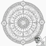 Tattoo sketch a zodiac symbol as a gate or po… – tattoo sketch (№1753048010_0, 20.07.2025 21:46) — tattoovalue.net