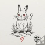 студия ghibli (studio ghibli), tattoo line ar… – tattoo sketch (№1753048258_0, 20.07.2025 21:50) — tattoovalue.net