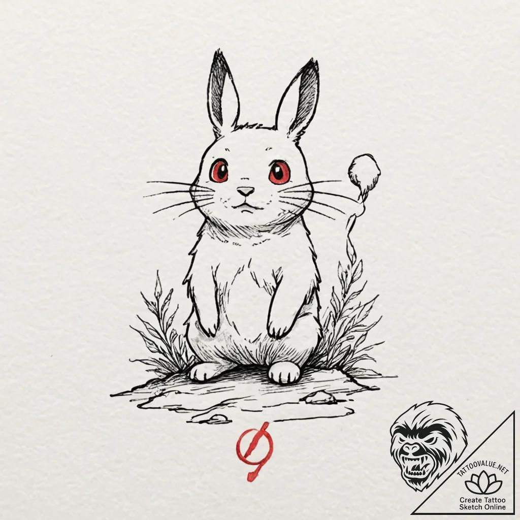 студия ghibli (studio ghibli), tattoo line ar... - tattoo sketch (№1753048258_0, 20.07.2025 21:50) — tattoovalue.net