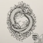 Tattoo design a delicate blend of colors form… – tattoo sketch (№1753048339_0, 20.07.2025 21:52) — tattoovalue.net
