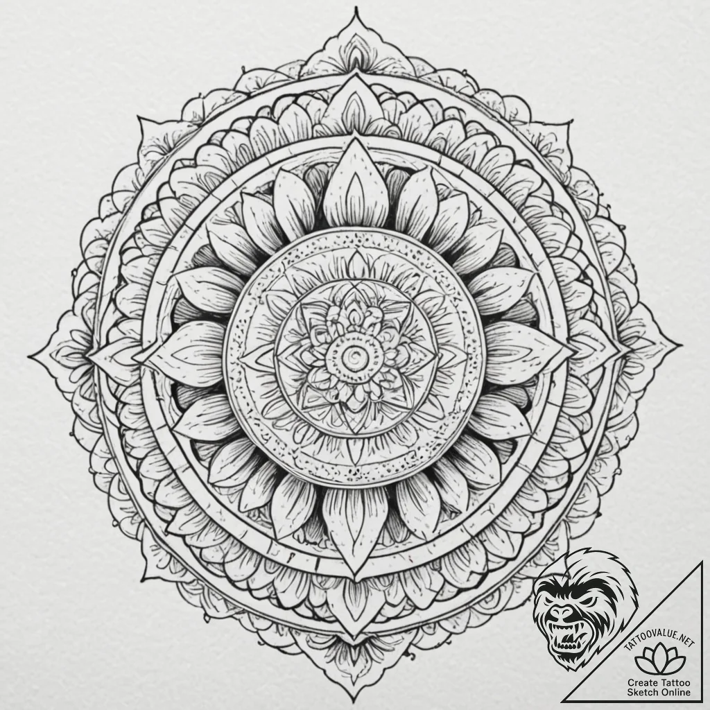 Tattoo sketch a minimalist representation of... - tattoo sketch (№1753050732_0, 20.07.2025 22:32) — tattoovalue.net