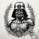 Dotwork tattoo of darth vader’s chest box, in… – tattoo sketch (№1753051063_0, 20.07.2025 22:37) — tattoovalue.net