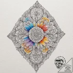 Tattoo design a soft, dreamy watercolor backg… – tattoo sketch (№1753051312_0, 20.07.2025 22:41) — tattoovalue.net