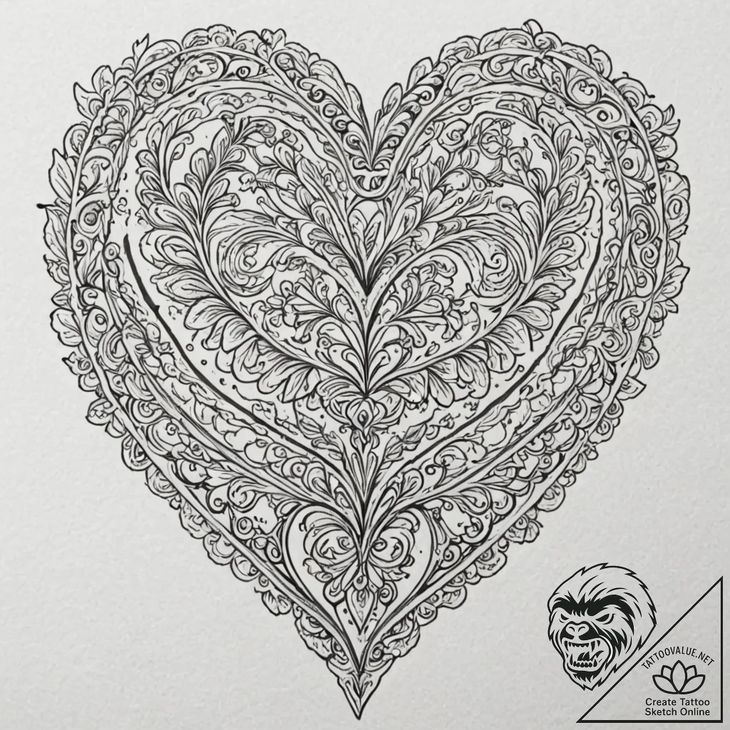 Tattoo sketch a minimalist, unbroken linework... - tattoo sketch (№1753052795_0, 20.07.2025 23:06) — tattoovalue.net