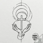 Tattoo design “i feel” text for cancer, with… – tattoo sketch (№1753052877_0, 20.07.2025 23:07) — tattoovalue.net