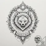 Tattoo sketch a family crest (generic, non-sp… – tattoo sketch (№1753053454_0, 20.07.2025 23:17) — tattoovalue.net