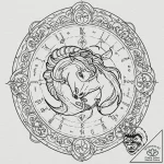 Tattoo design a zodiac animal comically inter… – tattoo sketch (№1753053786_0, 20.07.2025 23:23) — tattoovalue.net