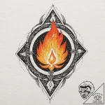 Tattoo design: abstract watercolor depiction… – tattoo sketch (№1753054612_0, 20.07.2025 23:36) — tattoovalue.net