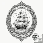 A graphic tattoo of the phrase “no fate but w… – tattoo sketch (№1753054694_0, 20.07.2025 23:38) — tattoovalue.net