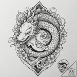 Tattoo sketch a gamepad d-pad with directions… – tattoo sketch (№1753055274_0, 20.07.2025 23:47) — tattoovalue.net