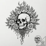 Tattoo sketch a tree of life, stylized with g… – tattoo sketch (№1753058162_0, 21.07.2025 00:36) — tattoovalue.net