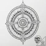 Tattoo design an abstract interpretation of a… – tattoo sketch (№1753058244_0, 21.07.2025 00:37) — tattoovalue.net