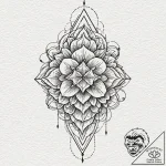 р“сђсѓрїрїр° 14: abstract & geometric strengt… – tattoo sketch (№1753059068_0, 21.07.2025 00:51) — tattoovalue.net