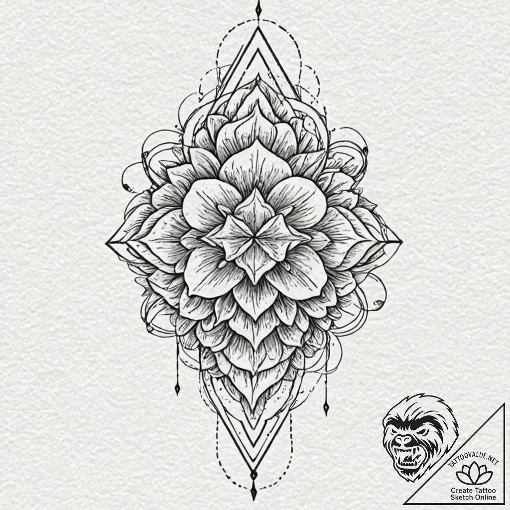 р“сђсѓрїрїр° 14: abstract & geometric strengt... - tattoo sketch (№1753059068_0, 21.07.2025 00:51) — tattoovalue.net
