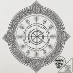 88. tattoo sketch: “treba” rune integrated in… – tattoo sketch (№1753059482_0, 21.07.2025 00:58) — tattoovalue.net