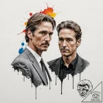 A neo-traditional portrait of the main charac… – tattoo sketch (№1753063937_0, 21.07.2025 02:12) — tattoovalue.net