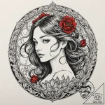 Tattoo design an abstract representation of “… – tattoo sketch (№1753066404_0, 21.07.2025 02:53) — tattoovalue.net
