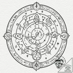Tattoo design a zodiac symbol with a tiny, co… – tattoo sketch (№1753068648_0, 21.07.2025 03:30) — tattoovalue.net