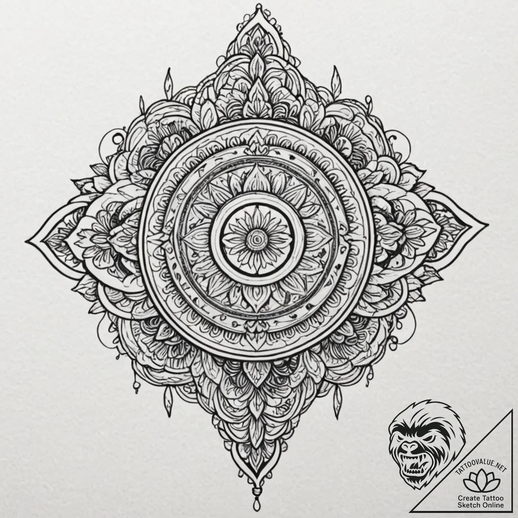 Tribal (pattern), tattoo drawing outline, bla... - tattoo sketch (№1753070626_0, 21.07.2025 04:03) — tattoovalue.net
