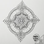 A sketch of rorschach, with his shifting inkb… – tattoo sketch (№1753071371_0, 21.07.2025 04:16) — tattoovalue.net