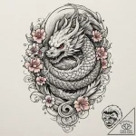 Sugar skull, artistic tattoo sketch, muted co… – tattoo sketch (№1753072938_0, 21.07.2025 04:42) — tattoovalue.net