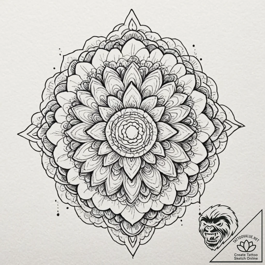 Tattoo sketch a single drop of water creating... - tattoo sketch (№1753073184_0, 21.07.2025 04:46) — tattoovalue.net