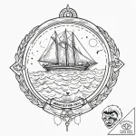 Tattoo sketch a subtle representation of grav… – tattoo sketch (№1753073268_0, 21.07.2025 04:47) — tattoovalue.net