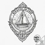 A linework tattoo of the capsule corp logo,,… – tattoo sketch (№1753074009_0, 21.07.2025 05:00) — tattoovalue.net