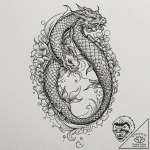 Tattoo sketch a foot with a small, intricate… – tattoo sketch (№1753074091_0, 21.07.2025 05:01) — tattoovalue.net