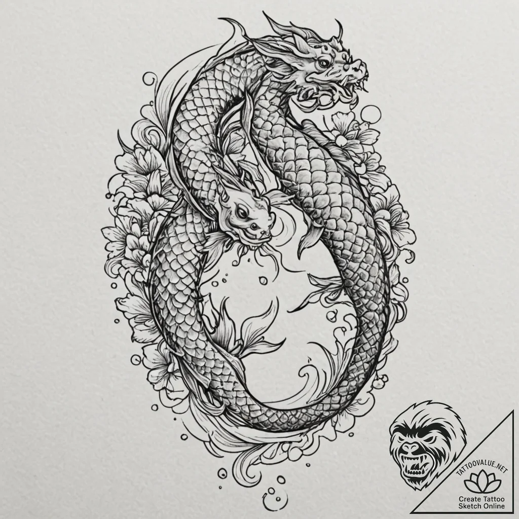 Tattoo sketch a foot with a small, intricate... - tattoo sketch (№1753074091_0, 21.07.2025 05:01) — tattoovalue.net