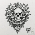 A vineyard in napa valley during the autumn h… – tattoo sketch (№1753074587_0, 21.07.2025 05:09) — tattoovalue.net