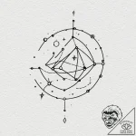 Tattoo sketch a constellation formed by the b… – tattoo sketch (№1753074921_0, 21.07.2025 05:15) — tattoovalue.net