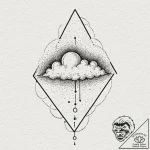 Tattoo sketch a small, whimsical drawing of a… – tattoo sketch (№1753075418_0, 21.07.2025 05:23) — tattoovalue.net