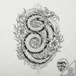 Tattoo design a subtle line accentuating the… – tattoo sketch (№1753075584_0, 21.07.2025 05:26) — tattoovalue.net