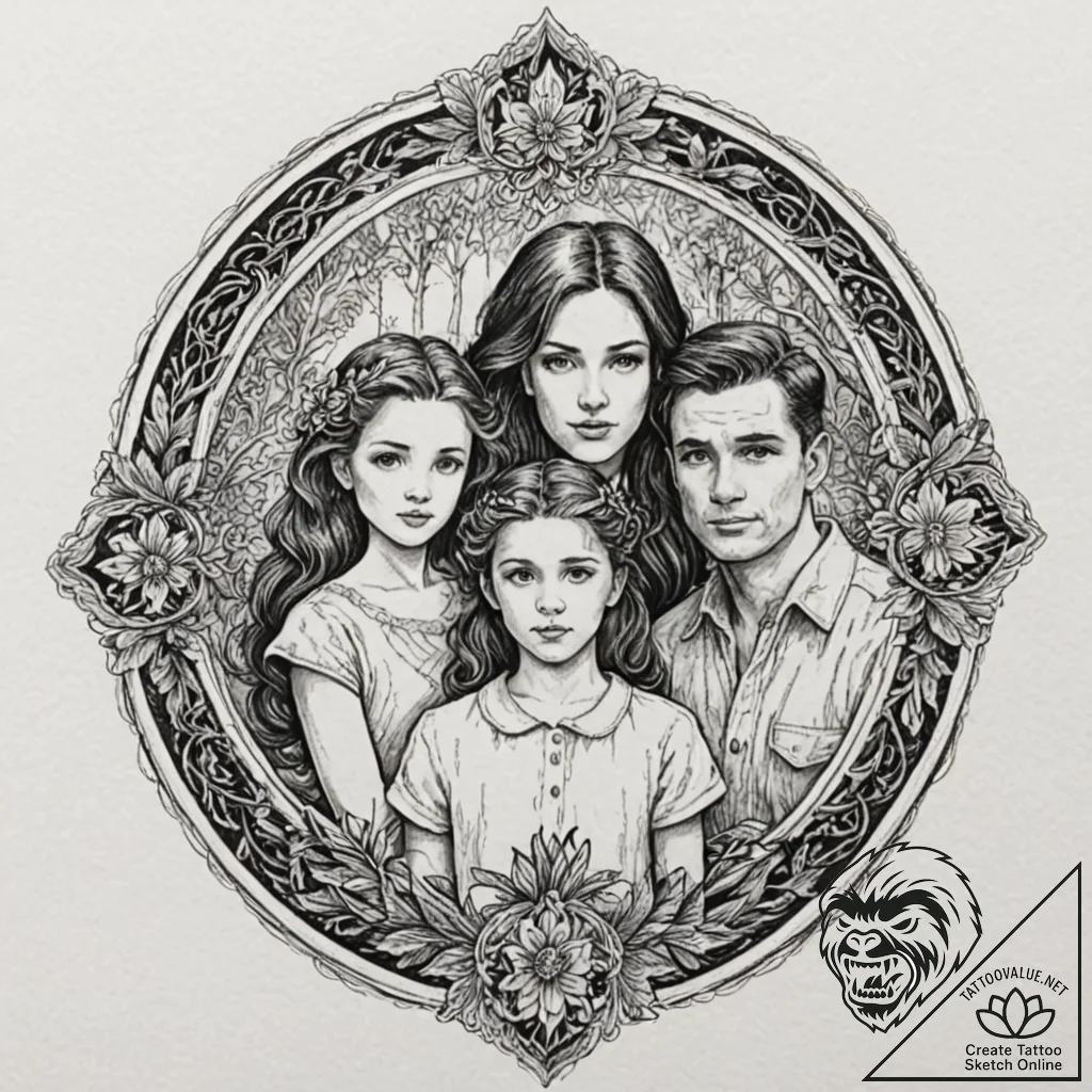 р“сђсѓрїрїр° 7: ррґрµрё рґр»сџ рўрµрјрµр№рѕс... - tattoo sketch (№1753076494_0, 21.07.2025 05:41) — tattoovalue.net