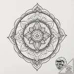 A linework tattoo of the moordale secondary s… – tattoo sketch (№1753076577_0, 21.07.2025 05:42) — tattoovalue.net