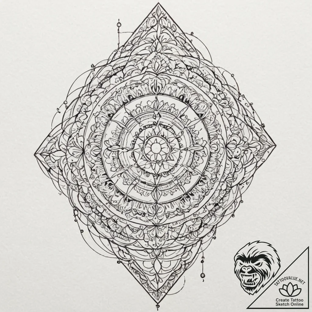 Tattoo sketch a minimalist representation of... - tattoo sketch (№1753077567_0, 21.07.2025 05:59) — tattoovalue.net