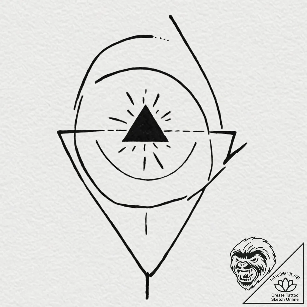A linework tattoo of the "rating" system from... - tattoo sketch (№1753082669_0, 21.07.2025 07:24) — tattoovalue.net