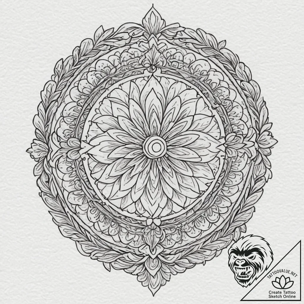 Tattoo sketch a watercolor blend of colors re... - tattoo sketch (№1753083919_0, 21.07.2025 07:45) — tattoovalue.net