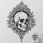 Tattoo sketch a stylized royal scepter or orb… – tattoo sketch (№1753084001_0, 21.07.2025 07:46) — tattoovalue.net